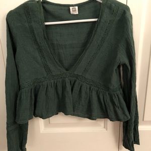 Long Sleeve Crop Top